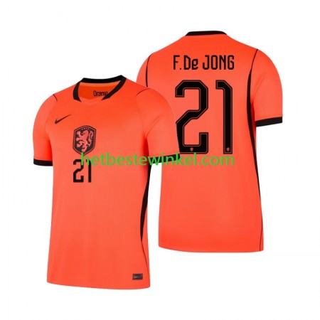 Nederland Frenkie de Jong 21 World Cup Voetbalshirts Thuis 2026 Nederland Frenkie de Jong 21 World Cup Voetbalshirts Thuis 2026